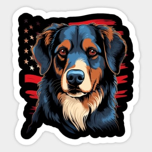 Patriotic Akbash Sticker